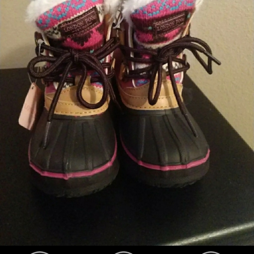 London Fog baby girl boots